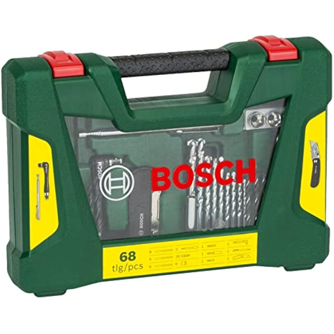 Bosch 68 pcs. Titanium Drill and Screwdriver Bit Set V-Line (for Wood, Masonry and Metal, Accessories Drills and Screwdrivers)