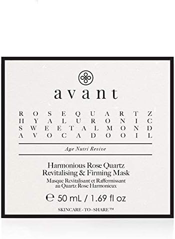 Avant | Beauty Sleeping Mask | Improves Radiance, Firms and Revitalises | Harmonious Quartz Revitalising Firming Mask | 50 ml