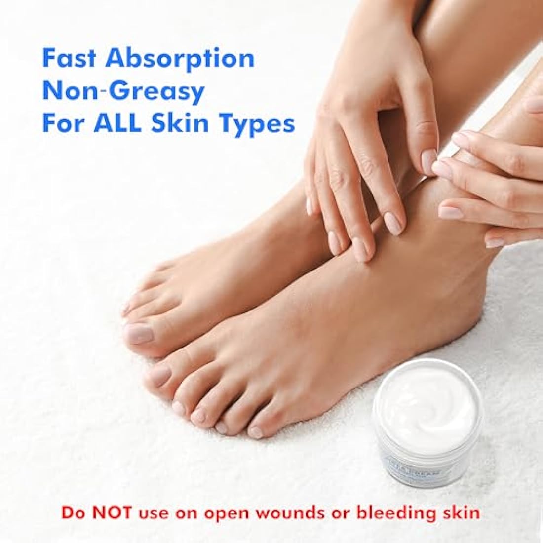 Urea Cream 40% Plus Salicylic Acid 4.6 oz, Callus Remover Hand Cream Foot Cream For Dry Cracked Feet, Hands, Heels, Elbows.