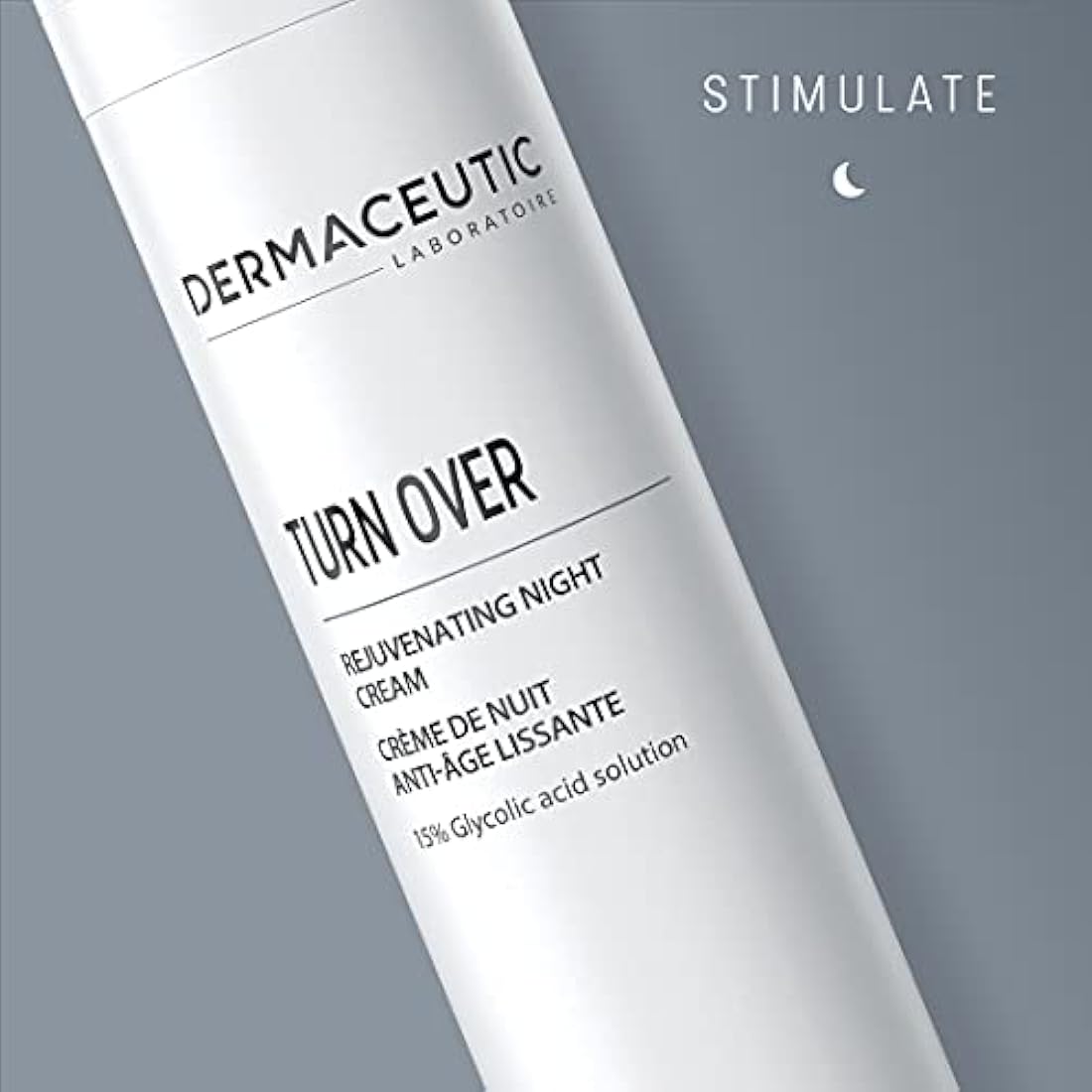 Dermaceutic Turnover - Rejuvenating Night Cream - Anti Aging cream with Glycolic acid - Exfoliating, regenerating and age defense face cream - 40ml