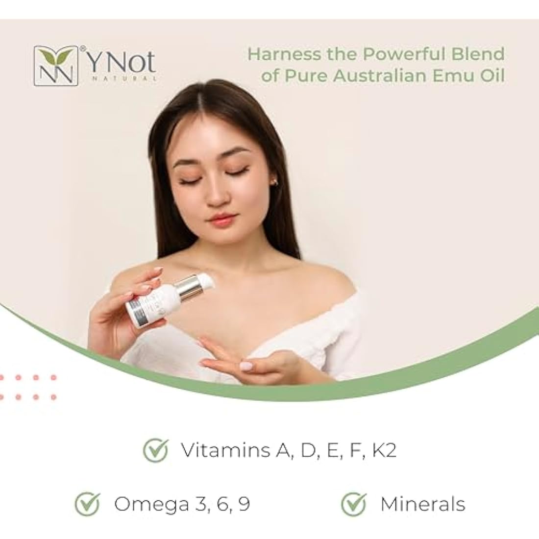 Y-Not Natural Ultra Pure Australian Emu Oil - Luxury, Hospital Grade Emu Oil 200 ml | Free Range Aboriginal Omega 3,6& 9 Oil Infused w/Lemongrass-The Ultimate Moisturizer for Skin,Hair,Nails,and Scalp