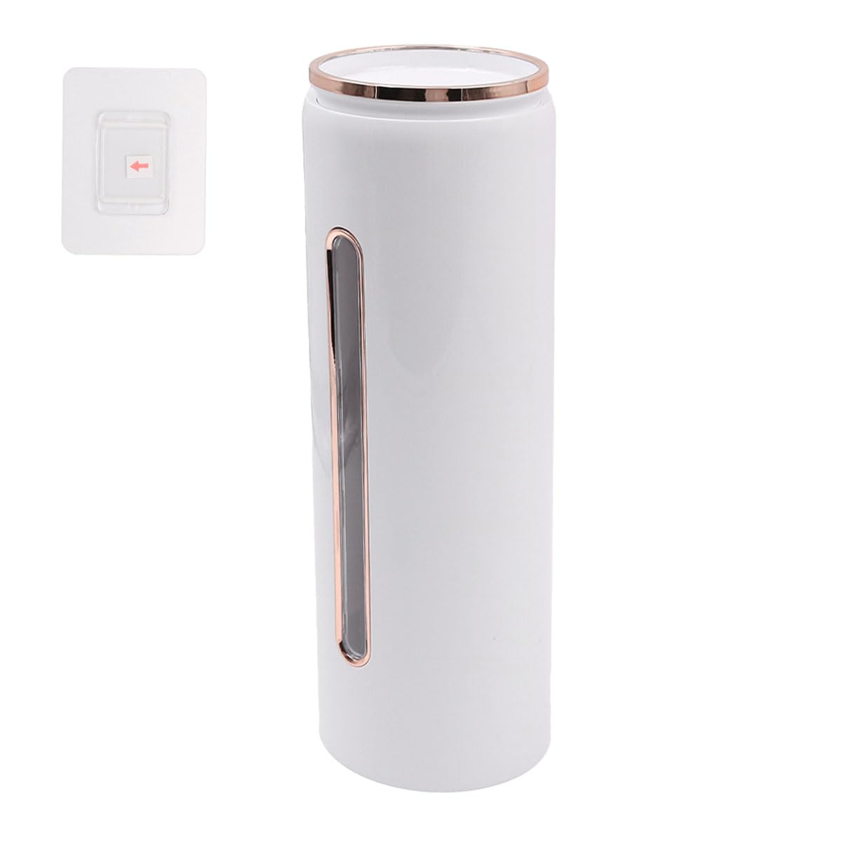 Tiardey Cup Dispenser Water Cup Holder Kitchen Wall Mounted for Paper Cones Plastic Cup -White
