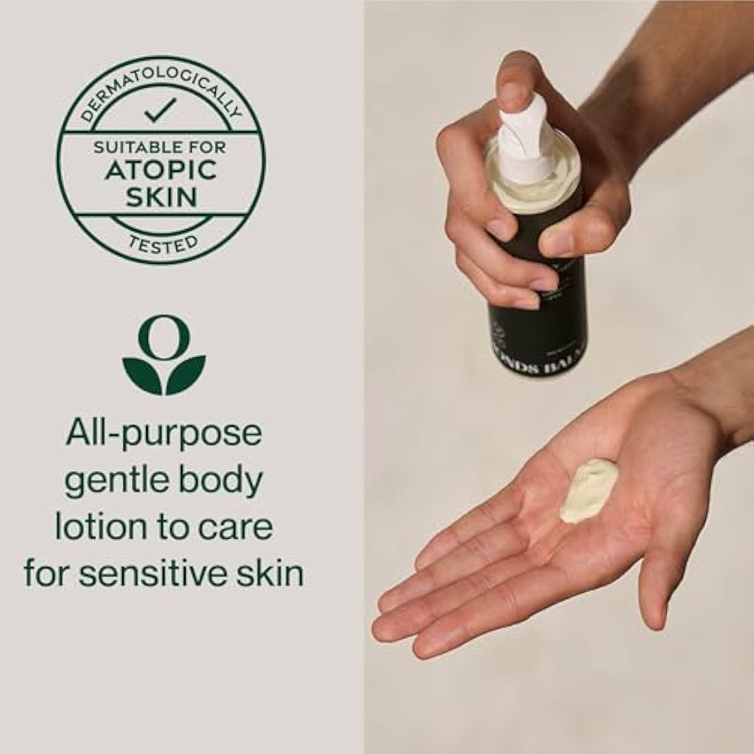 Balmonds Daily Moisturising Cream 300ml - Moisturiser for Dry or Sensitive Skin. Natural Emollient Cream for Face, Body and Hands