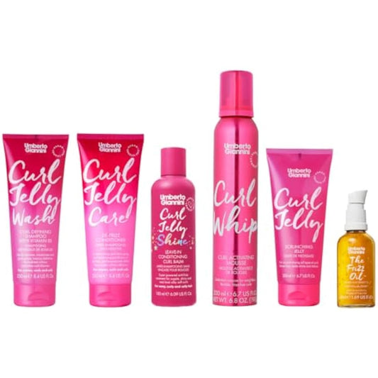 Umberto Giannini Curl Type 3 Kit, Curl, Wash & Style Kit for Type 3a-3c Curls. Nourish and Define Curls, Curl Type 3 Essentials, Full Routine