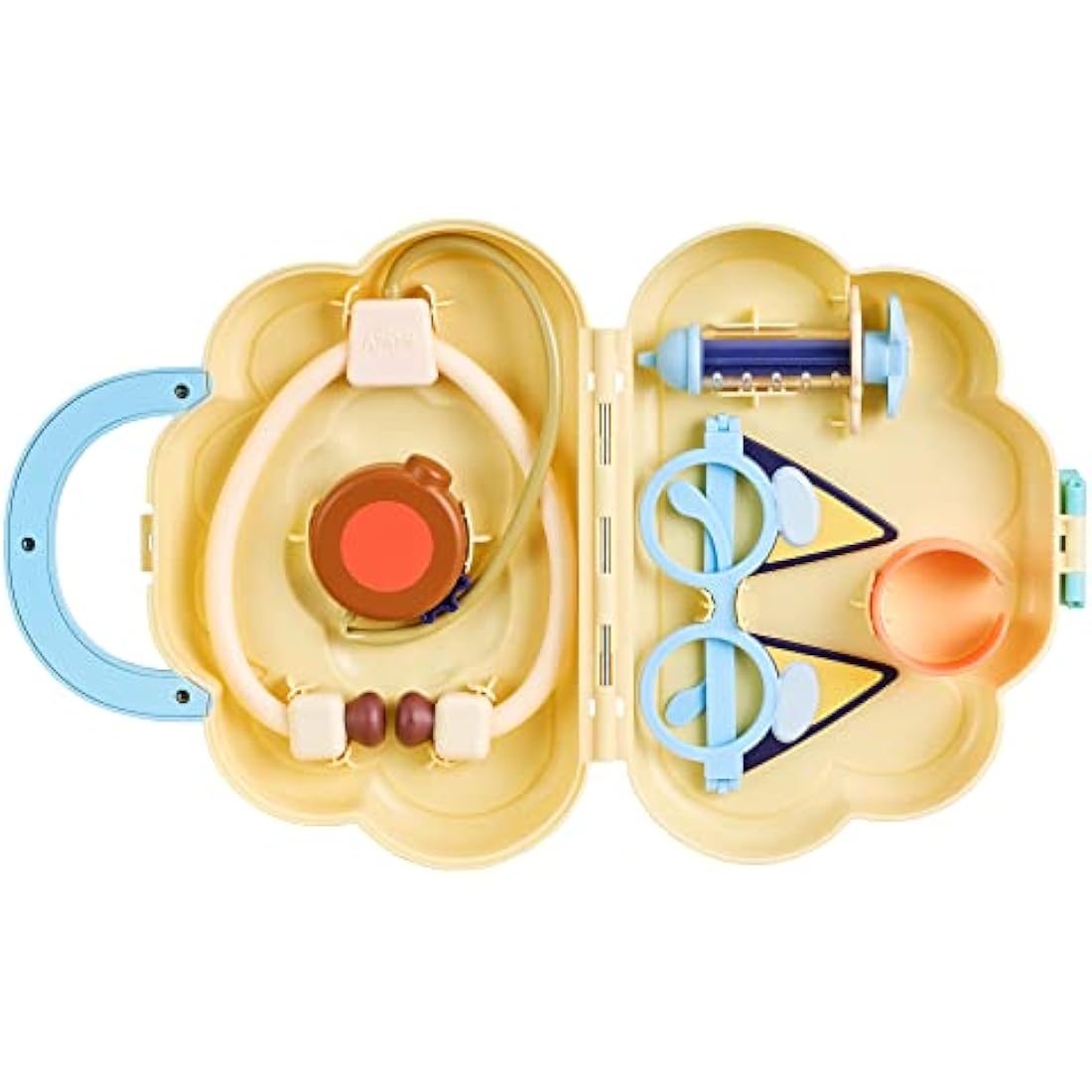 Bluey Cloud Bag Doctor's Set, Doctor Check Up Set, Toy Doctor's Playset with 7 Play Pieces, Multicolor (13095)
