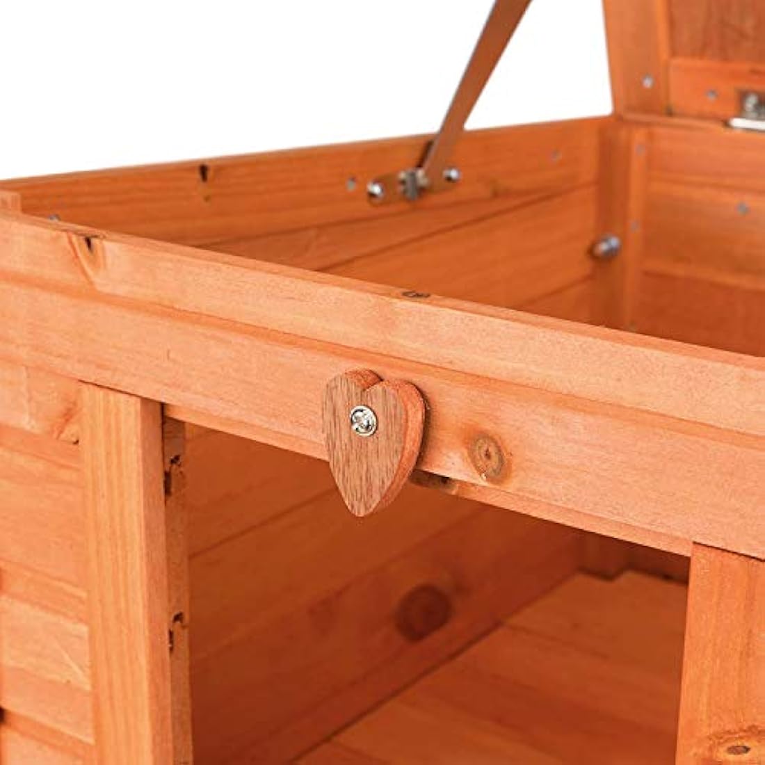 Bunny Business Cat/Puppy/Rabbit/Guinea Pig Wooden Hide House, 51 x 44 x 42cm, Natural
