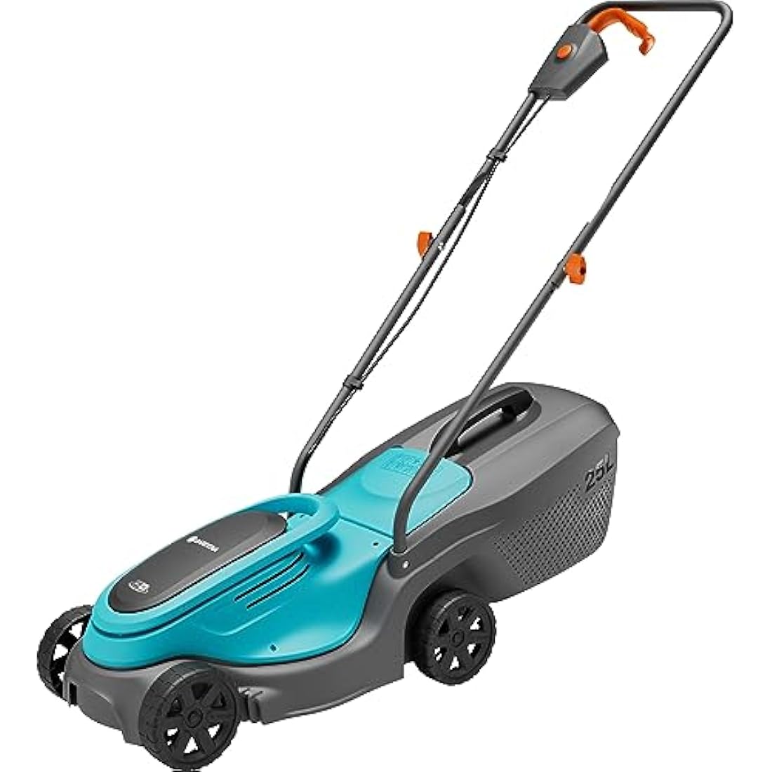 Gardena Battery Lawnmower PowerMax 30/18V P4A without battery: 30 cm cutting width, 35–65 mm cutting height, 25 l catcher capacity, ergonomic handle, foldable frame, brushless motor (14630-55)