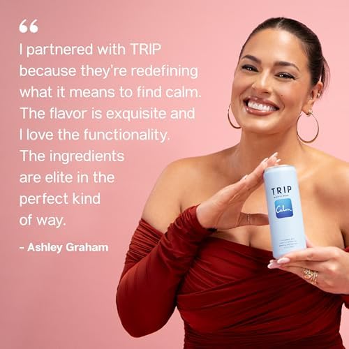 TRIP Mindful Blends - Mixed Pack Sparkling Drink with 1440MG Magnesium + Lion’s Mane + Chamomile + Lemon Balm. Low Calorie and Vegan (Pack of 12 x 250ml)
