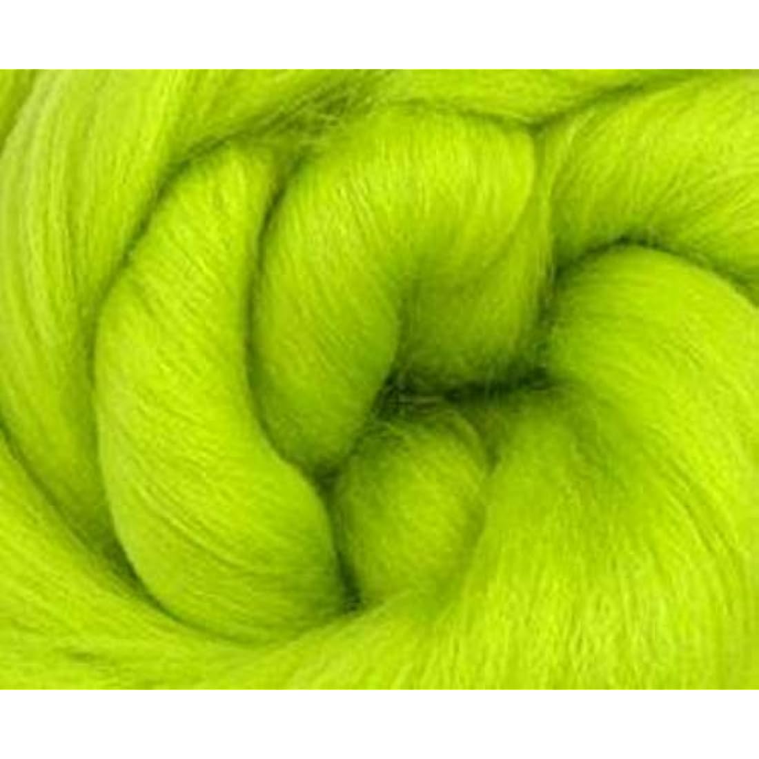 Merino Wool Tops - WOODLAND GREEN - Pack of 9 for needlefelting, wet felting, spinning