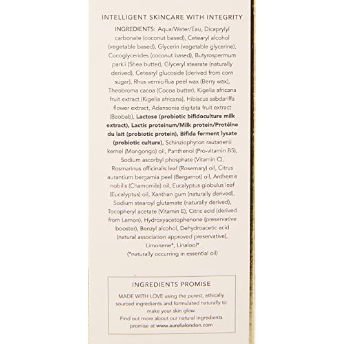 Miracle Cleanser 240ml | Facial Cleanser with Probiotics to Remove Impurities and Makeup | Face Cream with Glycerin to Hydrate Dry Skin | Made from Natural ingredients | Aurelia London