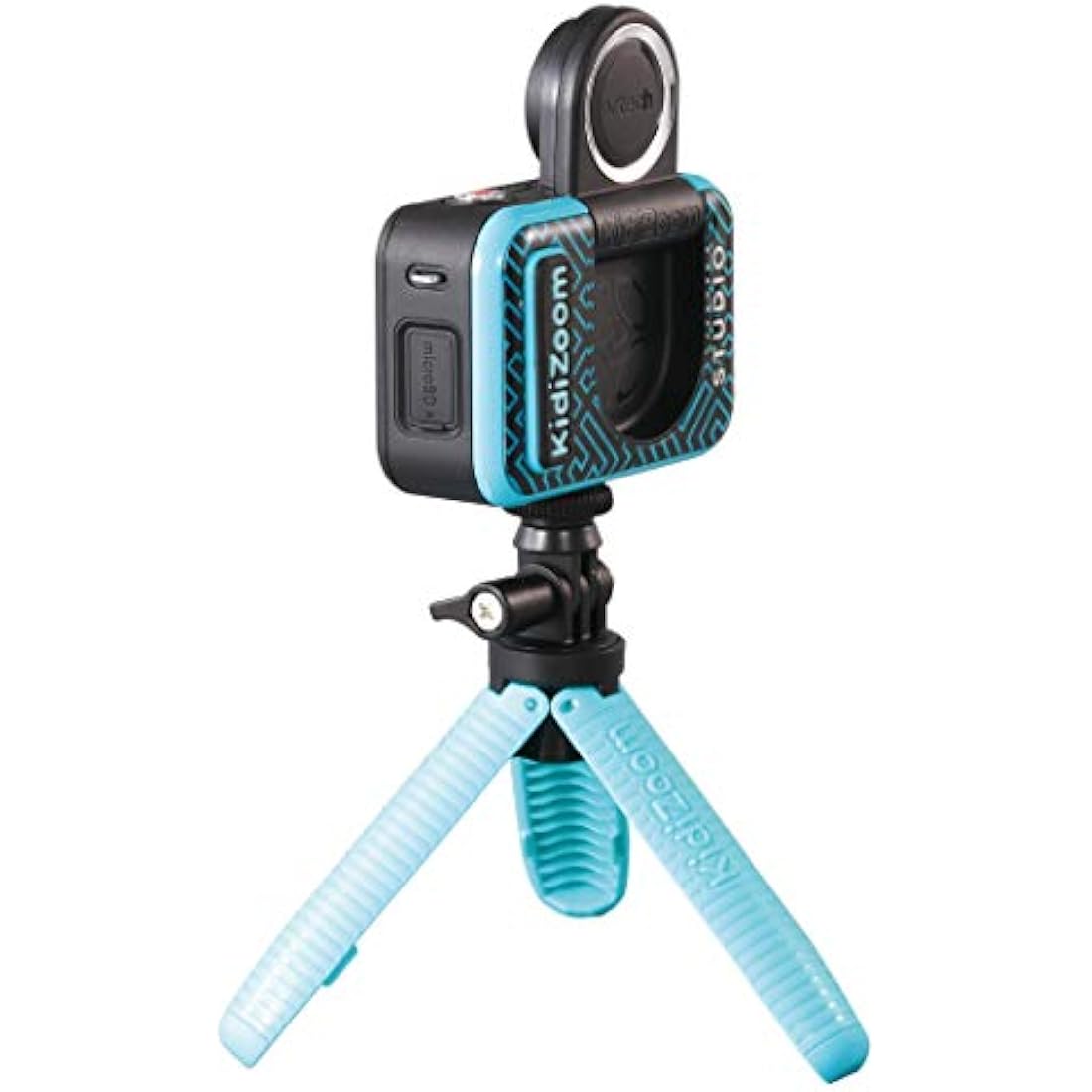 VTech KidiZoom Studio (Blue), Video Camera for Children with Fun Games, Kids Digital Camera with Special Effects, Rechargeable Battery, for Boys & Girls from 5 Years +, English Version