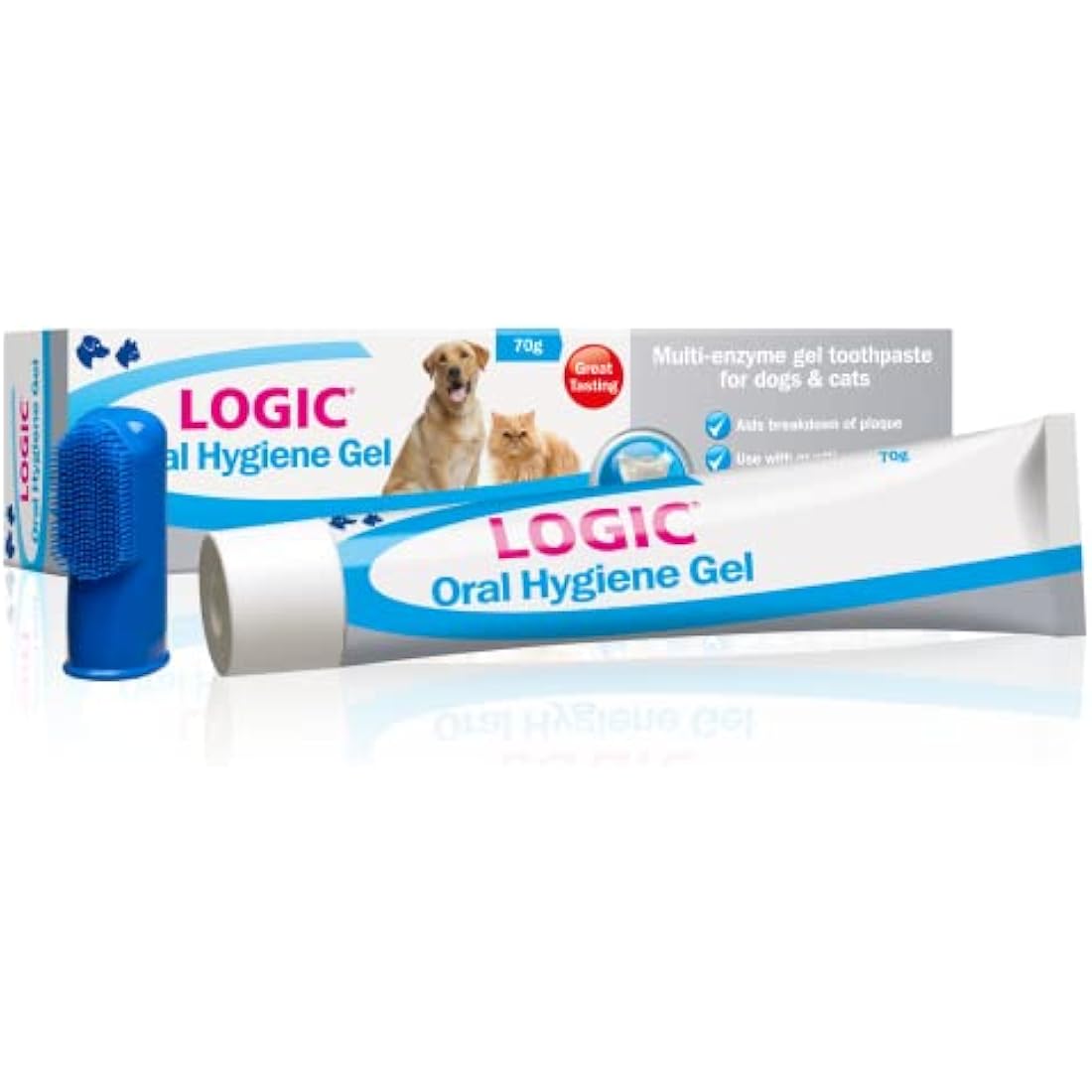 LOGIC Oral Hygiene Gel for Dogs & Cats, Small