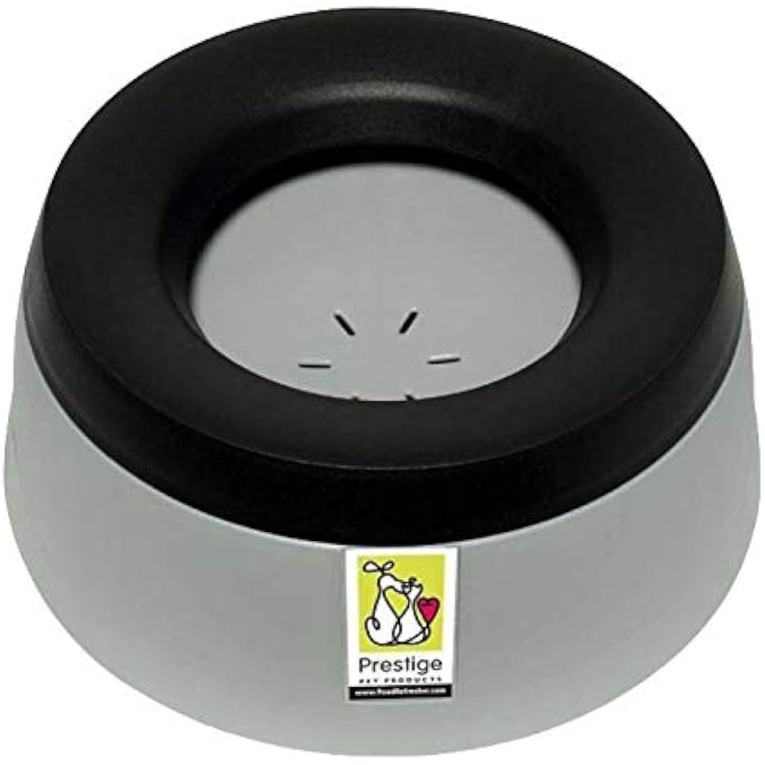 Road Refresher Prestige Non Spill Pet Water Bowl, Grey, Large , Pack of 1