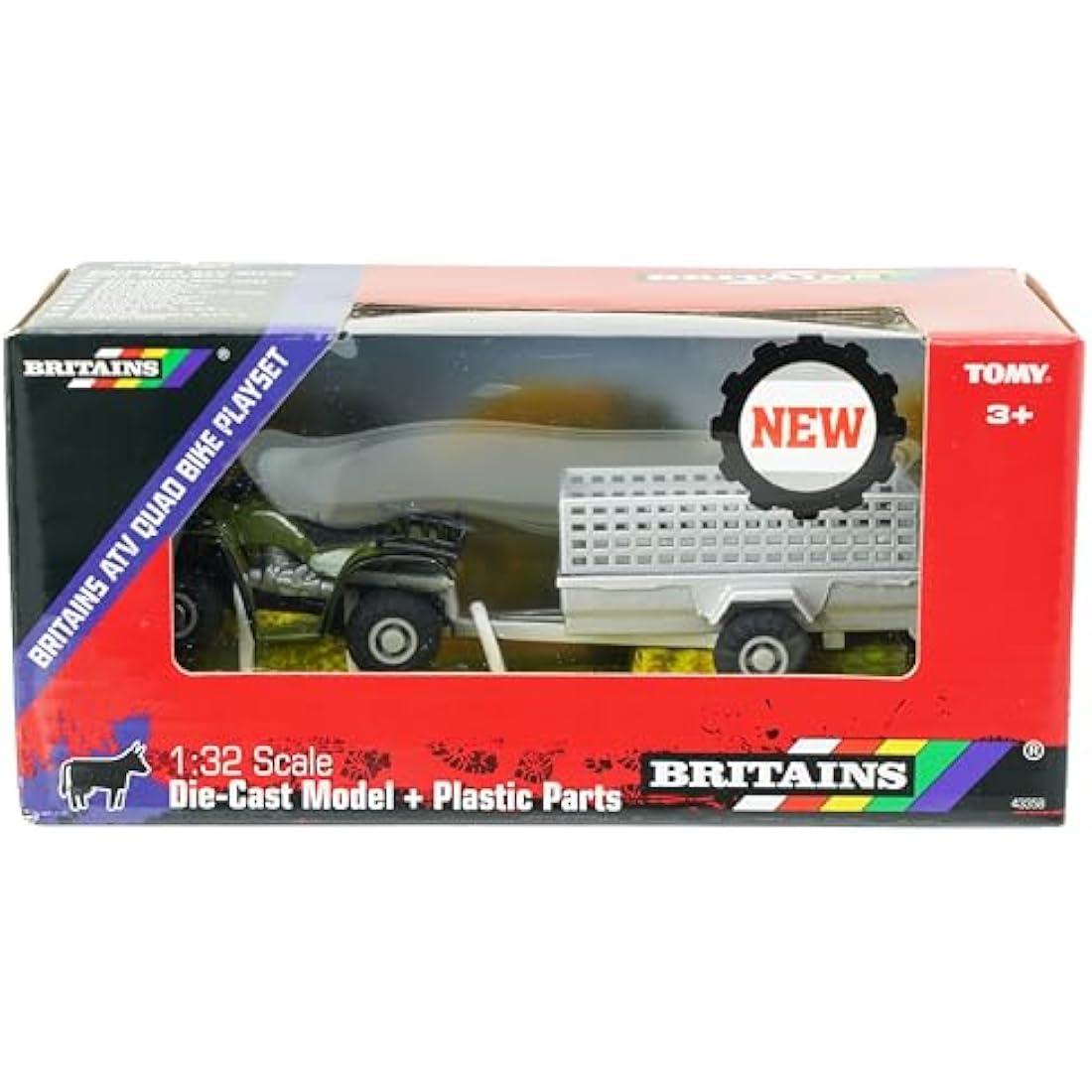 Britains 43358 Quad ATV Bike Playset, Green