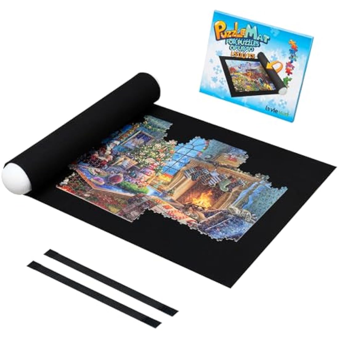 Lavievert Jigsaw Puzzle Roll Mat Puzzle Storage Puzzle Saver, Environmental Friendly Material, Store Jigsaw Puzzles Up to 1,500 Pieces