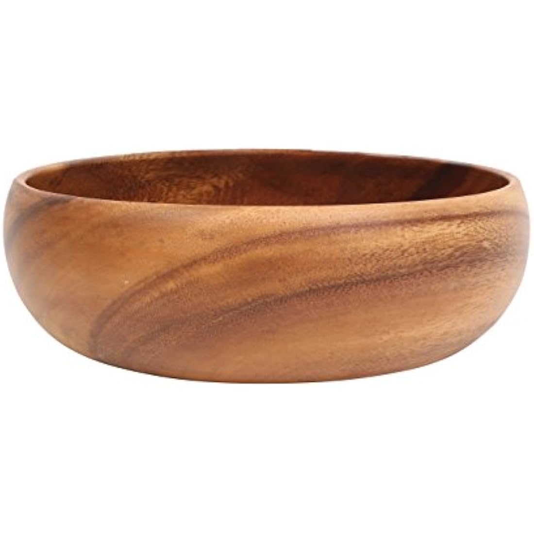Premier Housewares Acacia Wood Salad Bowl Large Hand Carved Salad Bowl,26 x 26 x 8 cm