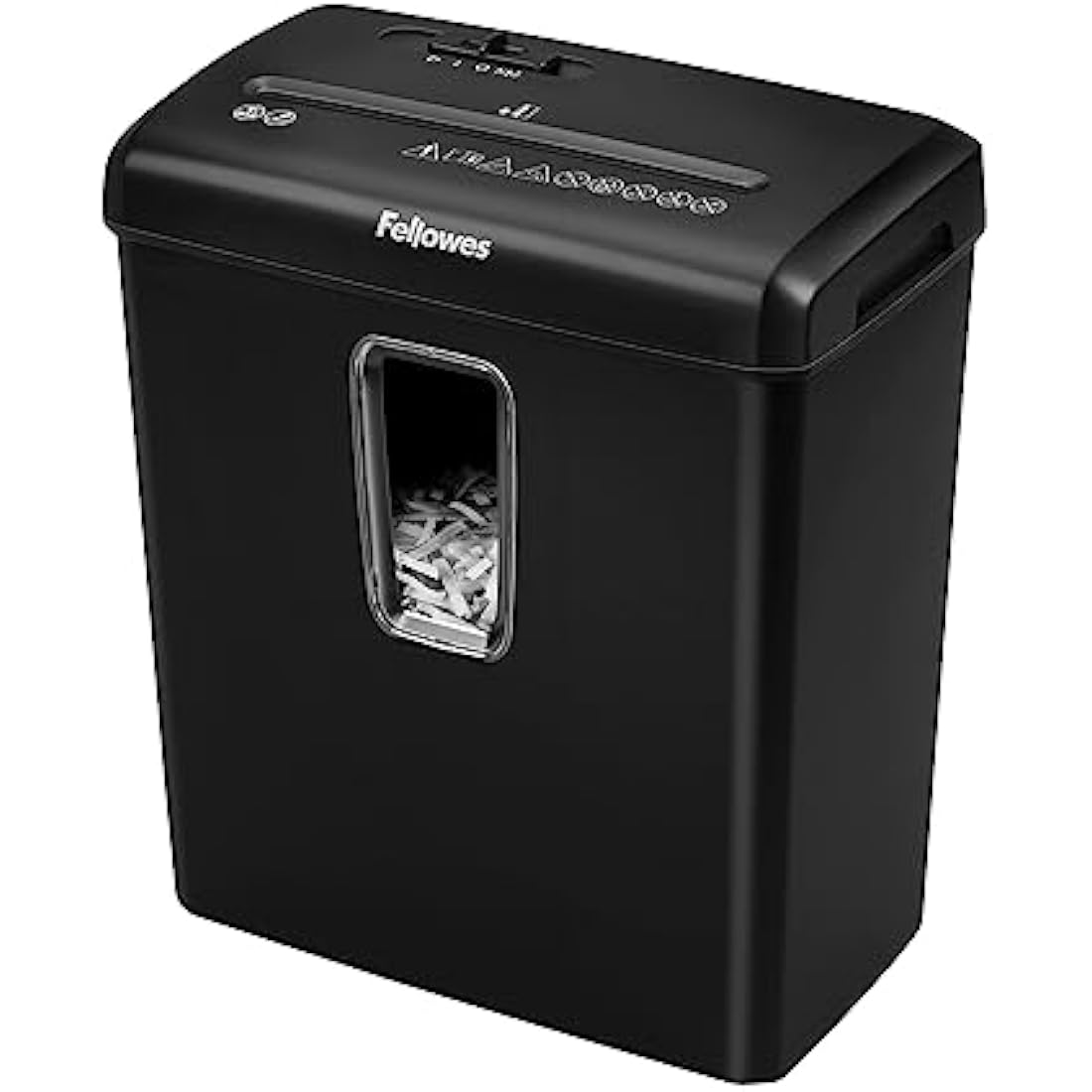 Fellowes Powershred FS-6C 6 Sheet Cross Cut Personal Shredder for Home and Office Use - 15 Litre Bin - Security Level P4 - Amazon Exclusive, Black, Standard