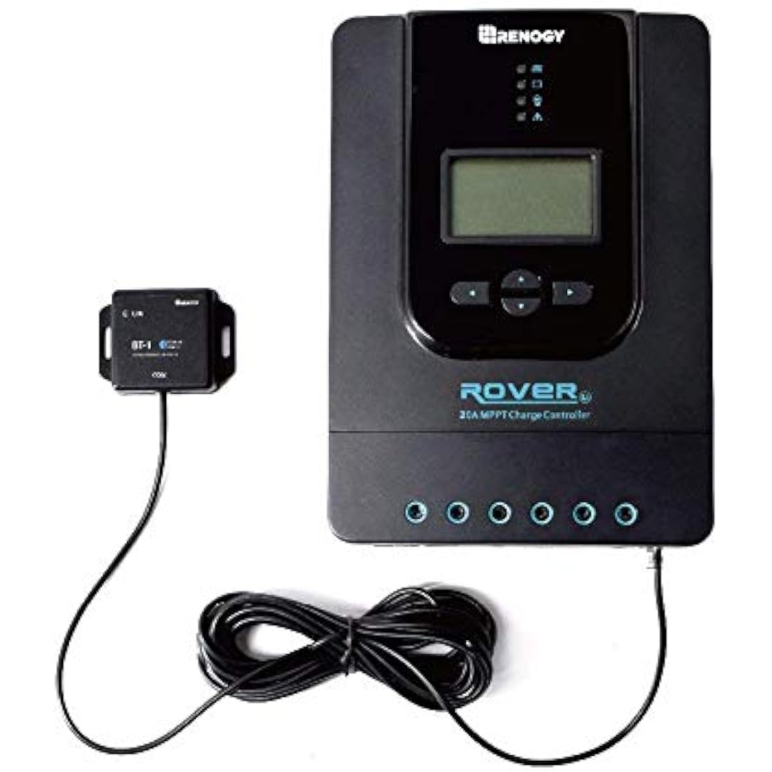 Renogy 20A 12/24V MPPT Bluetooth Solar Panel Solar Panel Solar Charge Controller with LCD Screen