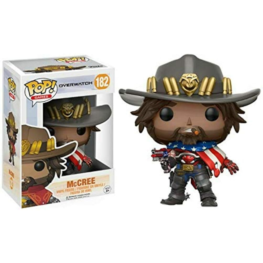 POP! Games: Overwatch - USA McCree Exclusive #182 Vinyl Figure