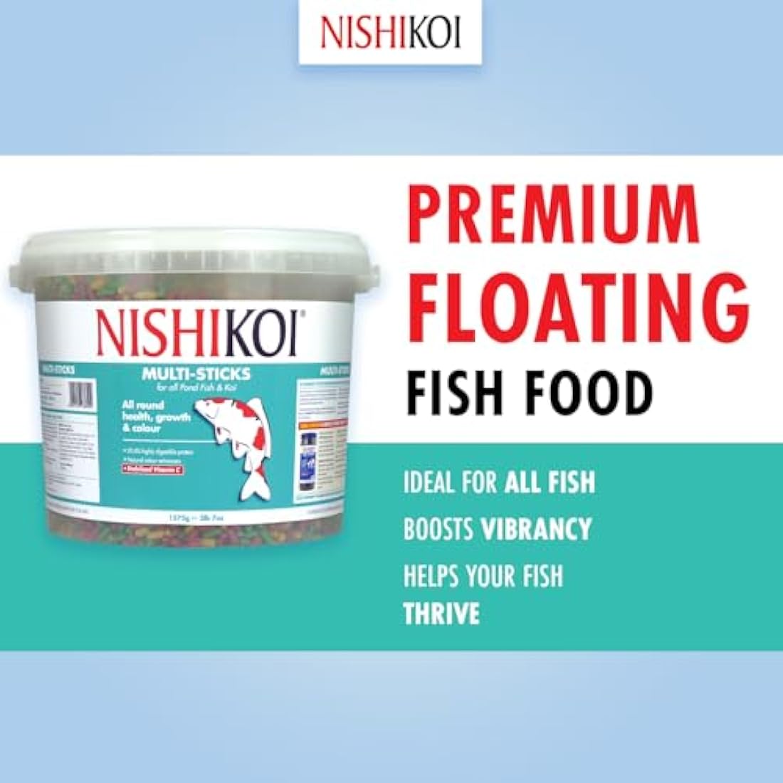 Nishikoi Multi-Sticks Complete Food for Koi and Pond Fish - 1575g