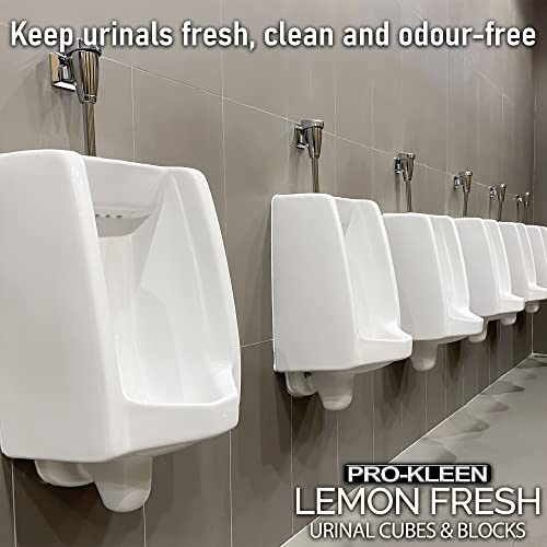 Pro-Kleen Urinal Channel Blocks 3KG - Lemon Fragrance - Non PDCB - Slow Dissolving - 30 Day Control