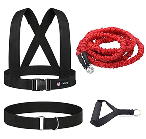 YNXing Resistance Training Rope Explosive Force Bounce Physical Training Resistance Rope Improving Speed, Stamina and Strength