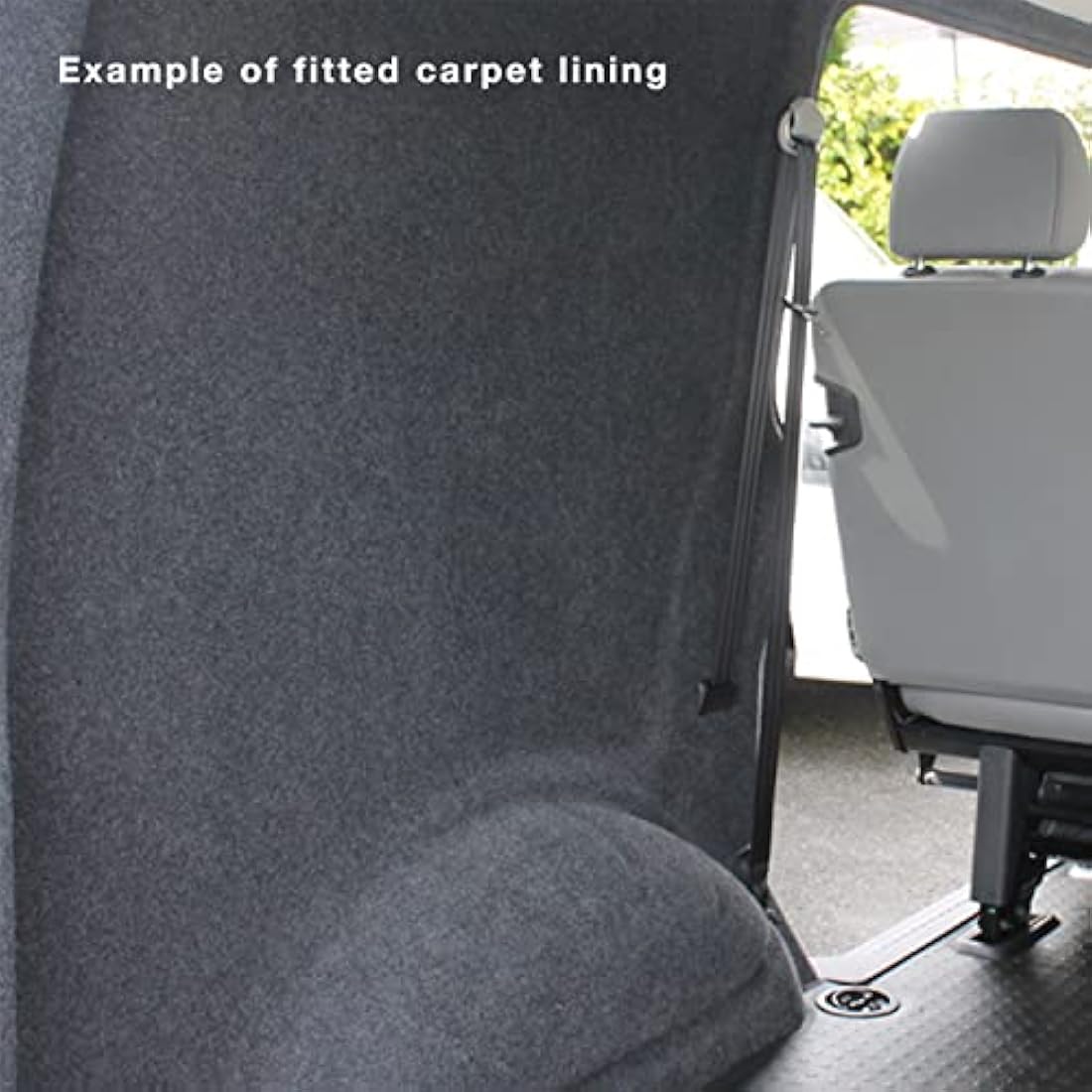 Shore Vans Camper Van Carpet Lining 4 Way Stretch (Silver, 20 sqm)