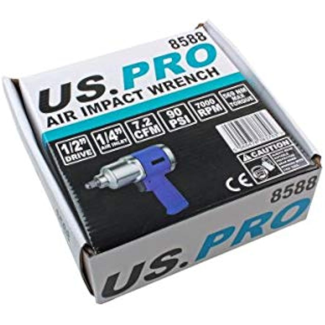 US PRO 1/2" Air Impact Wrench Gun Torque 569NM 420ft/lb 8588