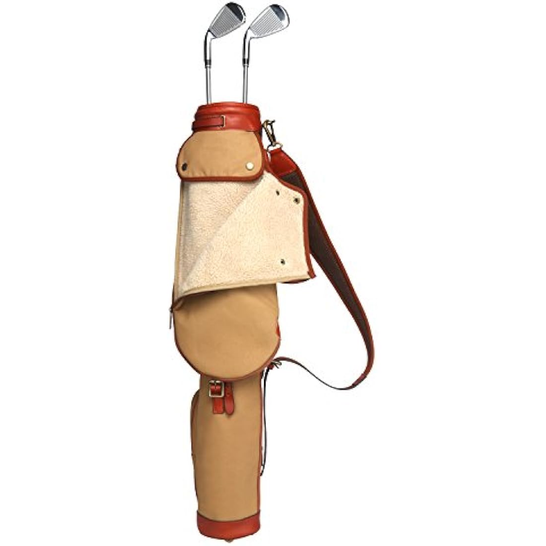 Tourbon Waterproof Canvas Carry Bag with Soft Padded Shoulder Strap for Golf Club