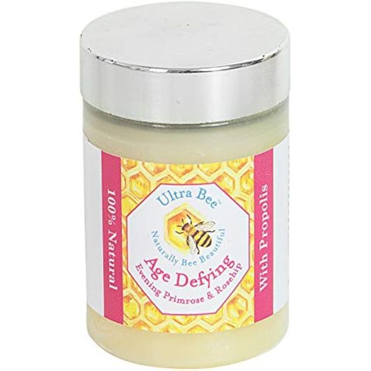 Ultra Bee 100% Natural Age Defying Face Moisturiser - Evening Primrose, Rosehip, Jojoba
