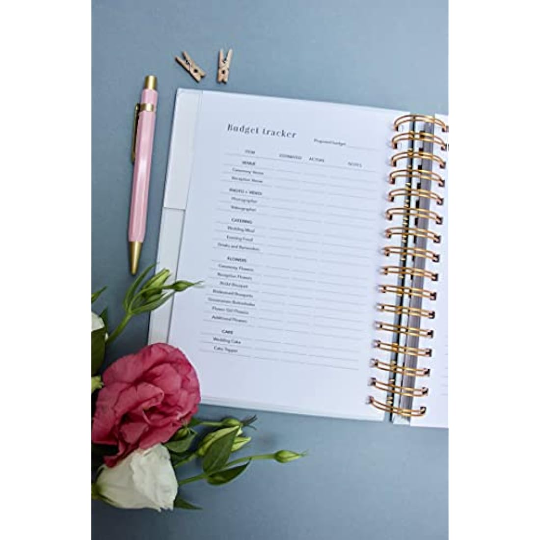 The Complete Wedding Planner & Bridal Diary – Ultimate Wedding Organiser with Checklists, Budget Planner, Timeline & Journal, Perfect Engagement Gift for Brides