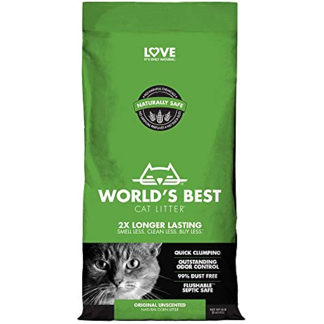 World's Best Cat Litter 14lb (6.35kg) Original Unscented