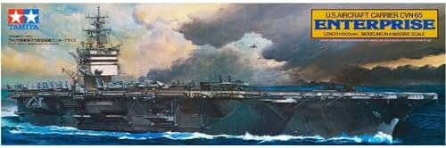 TAMIYA 300078007 US CVN-65 Enterprise Aircraft Carrier Model, 1:350 Scale