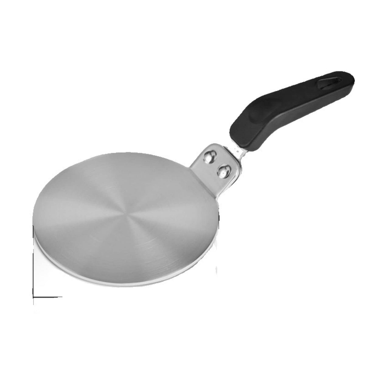 Moka Pot Induction Hob Converter Plate, Induction Adapter Plate for Coffee Pot, Stainless Steel Heat Difusser Converter Disk with Ergonomic Handle for