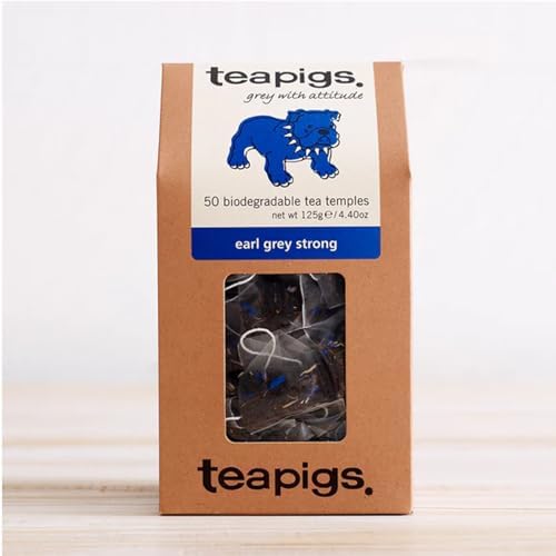 Teapigs Earl Grey Strong Tea Made With Whole Leaves (1 Pack of 50 Tea Bags)