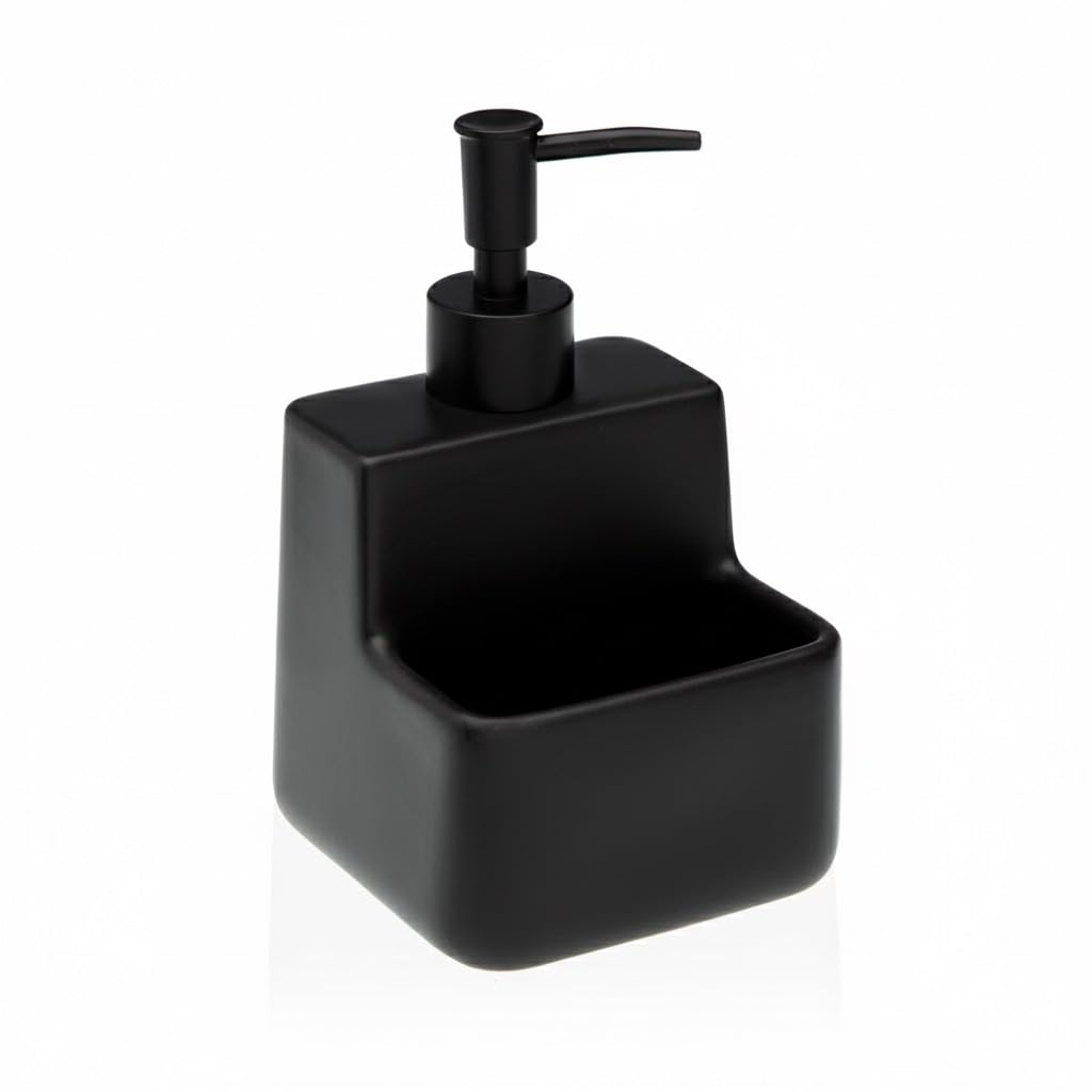 Soap Dispenser with Sponge Holder – Modern Design and Functionality for Your Kitchen – For Sink-For Pump with Sponge Holder
