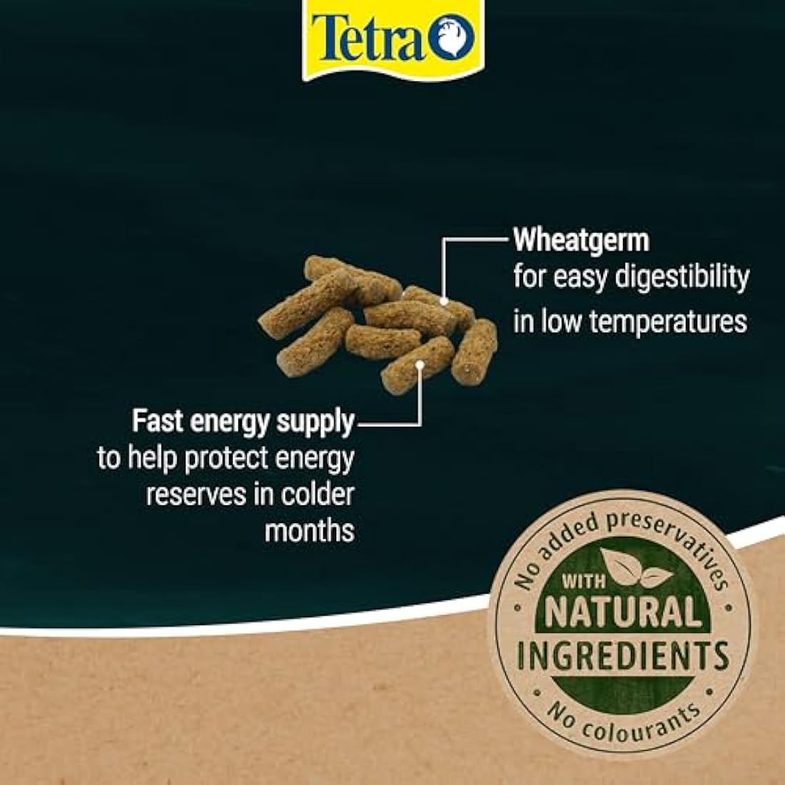 Tetra Wheatgerm Pond Fish Food Sticks 1.4kg - for cold weather feeding