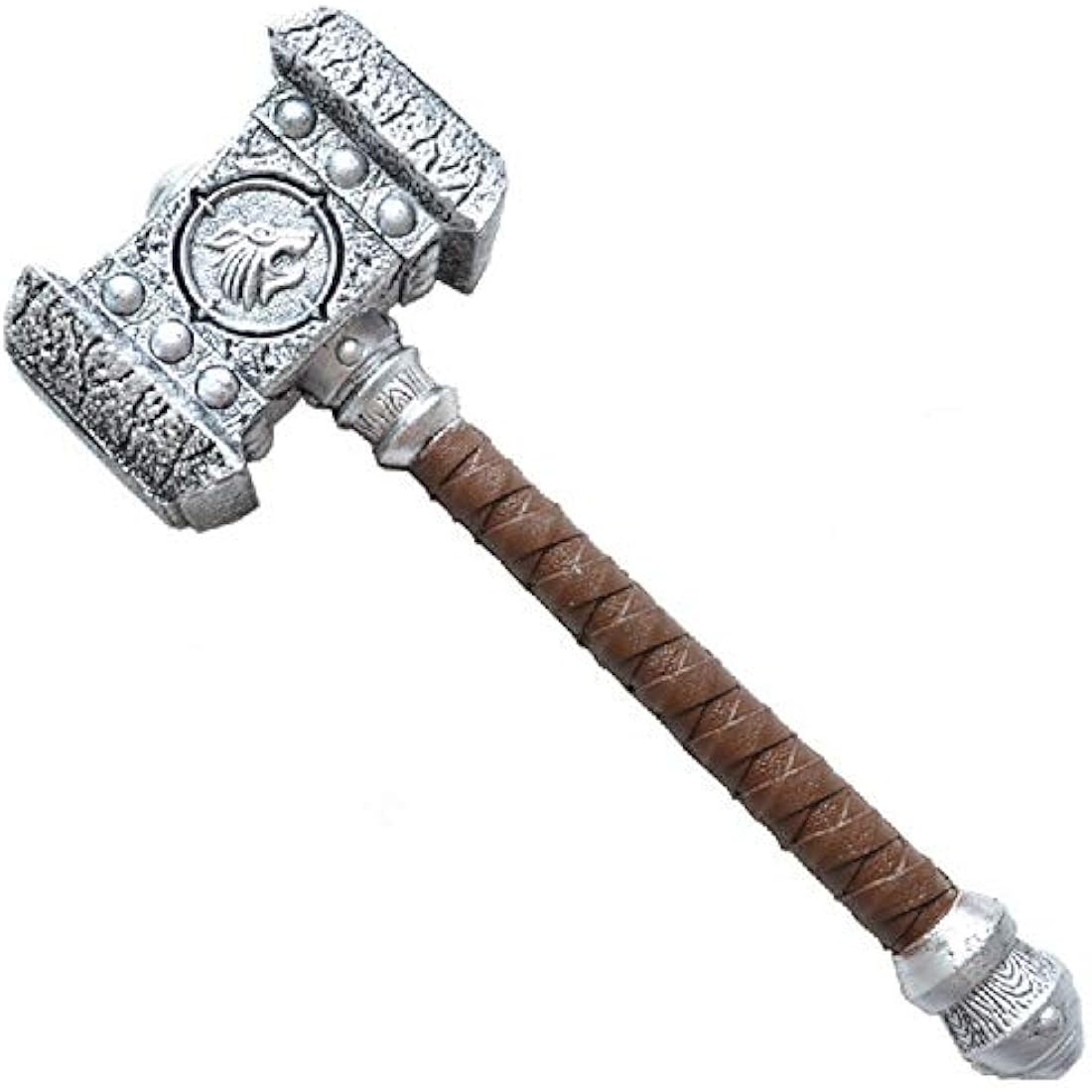 damdos Cosplay Prop Medieval Foam Block Battle Hammer Wow Warcraft Ogrim Doomhammer 54cm Destroy Thor Hammer Birthdays Gifts