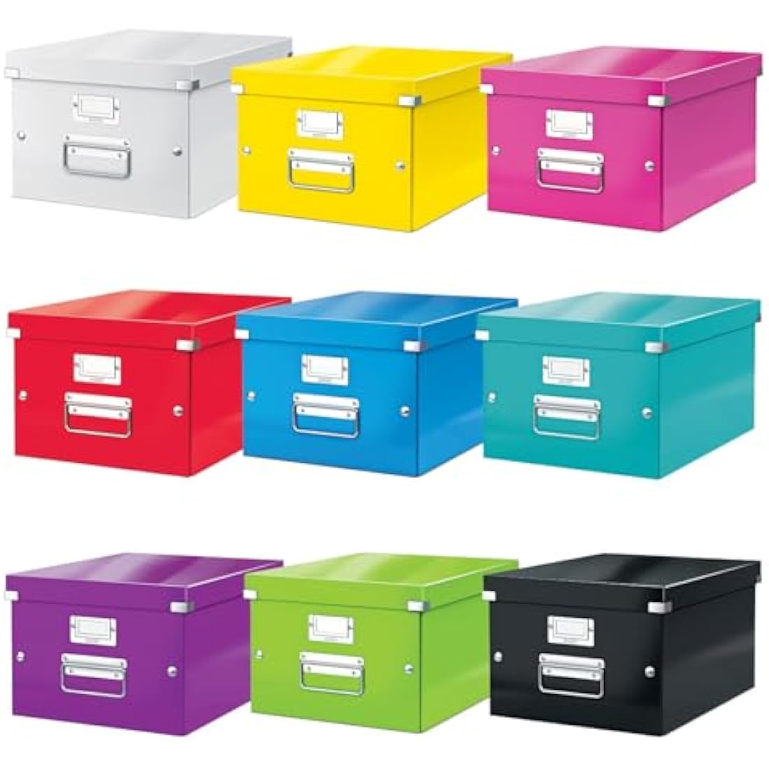 Leitz A4 Storage Box, Click and Store Range 60440062 - Medium, Purple