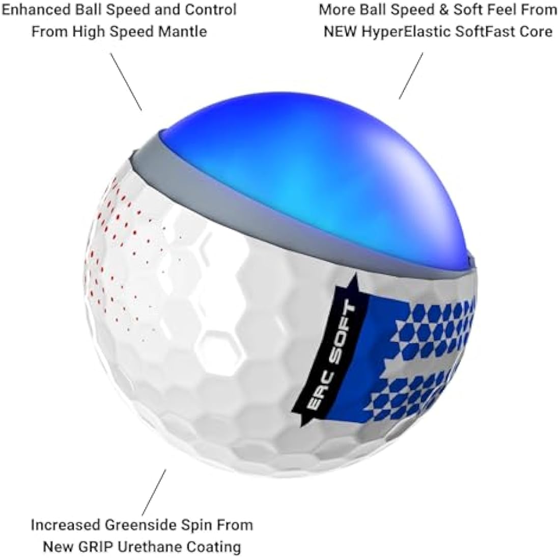 Callaway Golf ERC Soft Golf Ball 2023