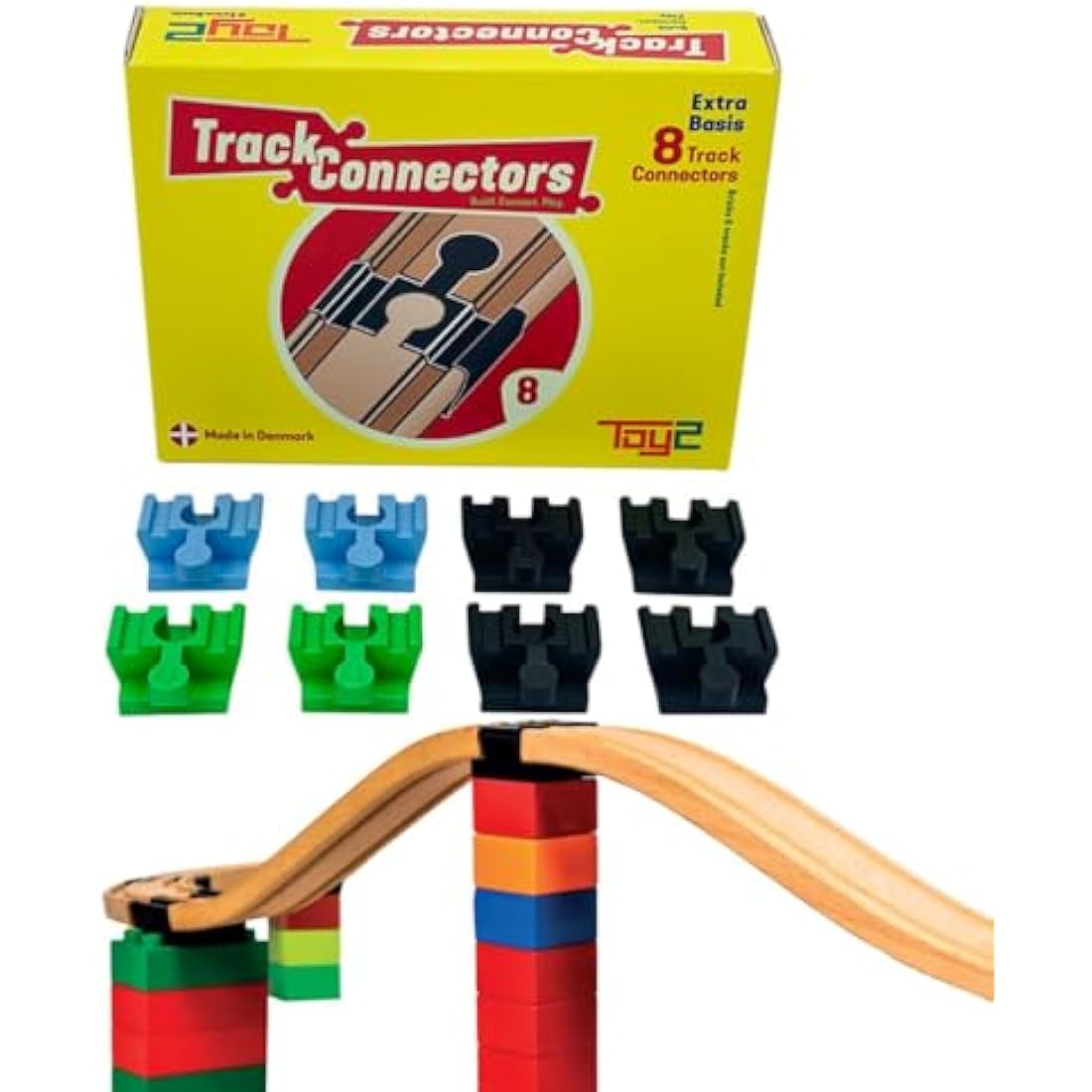 Track Connector - 8 Basis Connectors (21048)
