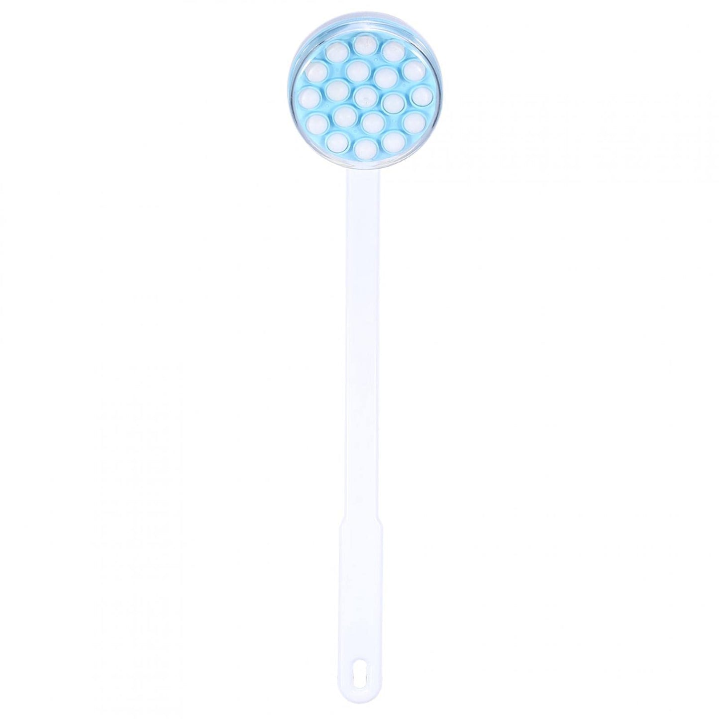 Long Bath Brush with Long Handle for Body and Legs, Lotion and Oil Applicator, Massaging Bath Tool for Men and Women