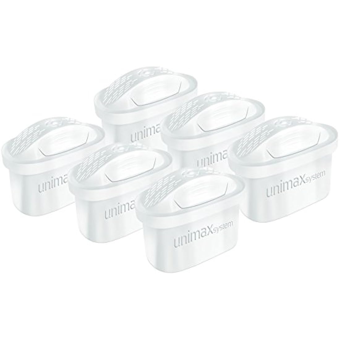 Pack of 6 Universal Water Filter Cartridges to fit Brita Maxtra Jugs (Except Maxtra+)