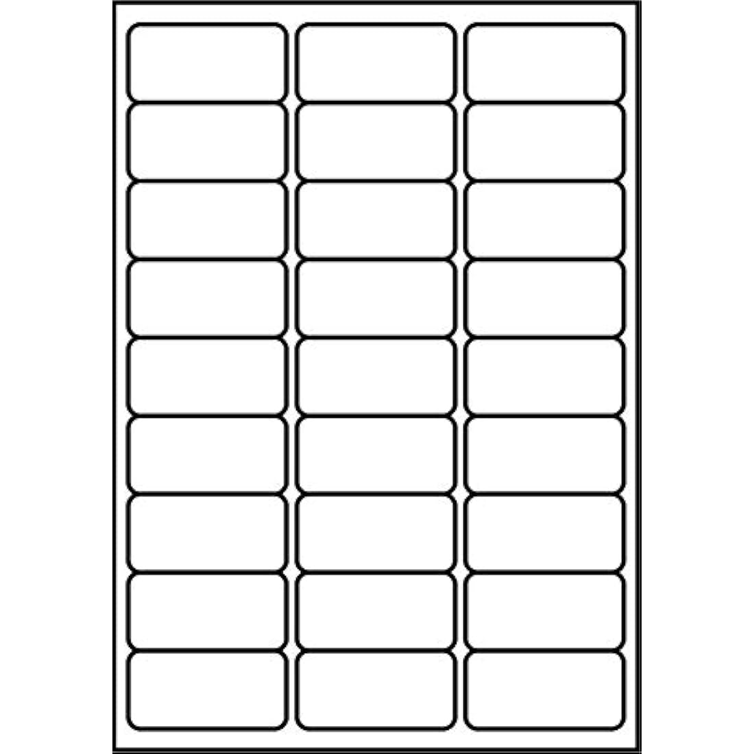 SmithPackaging A4 Self Adhesive Address Labels, 27 Labels Per Sheet, 100 Sheets, 63.5 x 29.6mm 2700 Labels