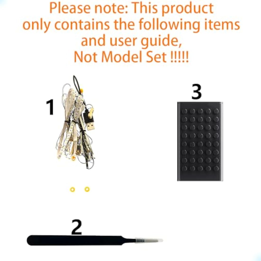 GEAMENT LED Light Kit Compatible with LEGO Notre Dame de Paris - Lighting set for Architecture 21061 (Model Set Not Included)