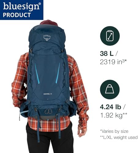 Osprey Men's Kestrel Men's Backpack (pack of 1)