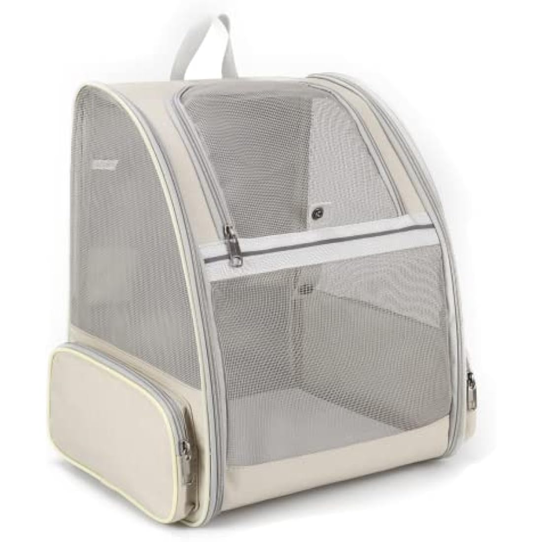 Pet Backpack Transport Bag for Dogs Cats 7.5 kg, Large Portable Cat Backpack Dog Backpack Transparent Top Opening Travel Airline Approved, Mesh Pet Carrier Bag Breathable