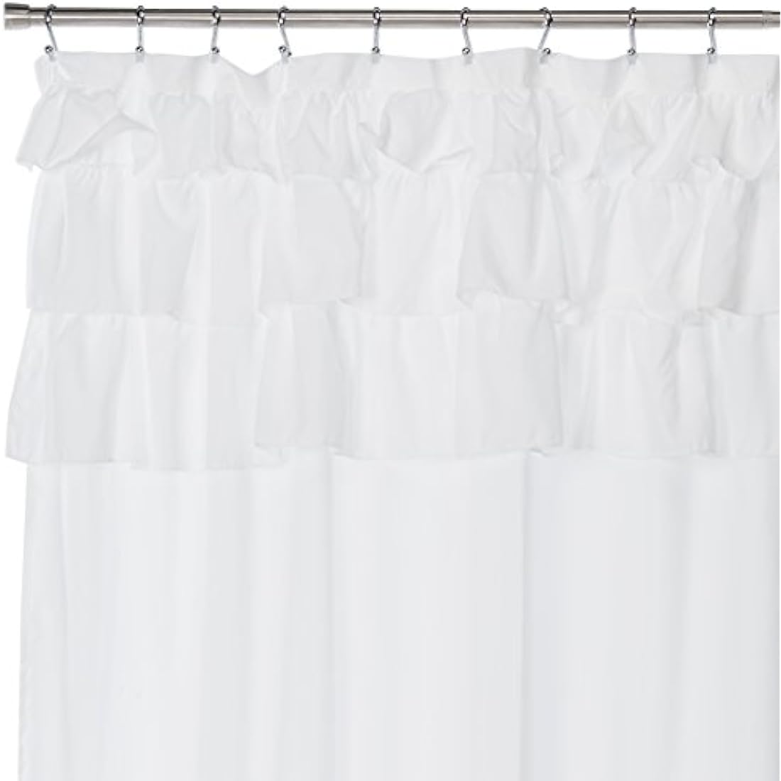 Madison Park Grace Shower Curtain White 72x72