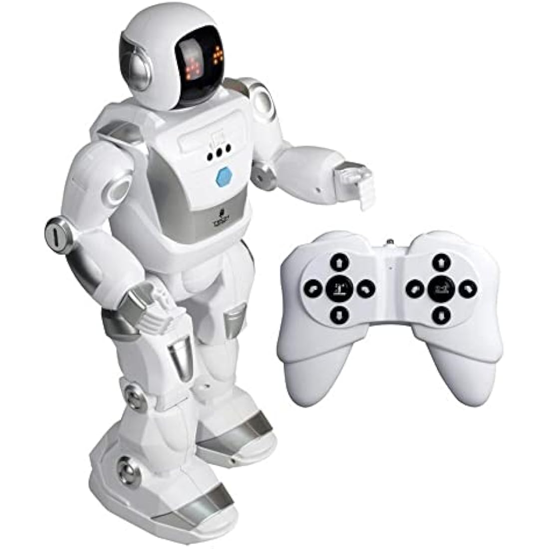 SilverLit 40CM Tall Huge Programme-A-Bot X, Large Gigantic Robot Kids Toy Interactive Walking, Gliding, Dancing Toy Robot 48 Commands, LED Facial Expressions and Sounds, Robots for Kids 5, 6, 7, 8