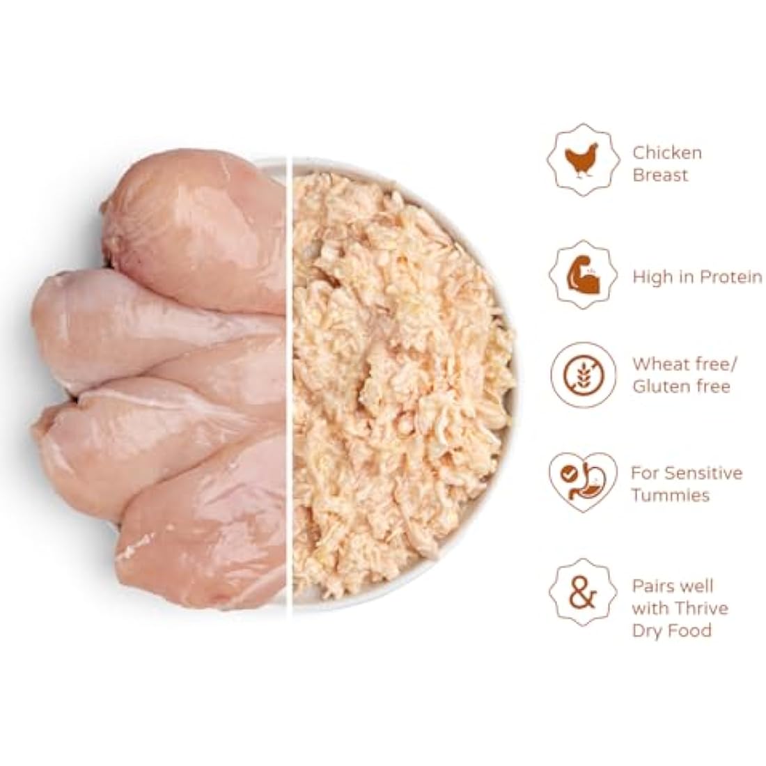 thrive Cat 100% COMPLETE - CHICKEN BREAST (pack of 12)